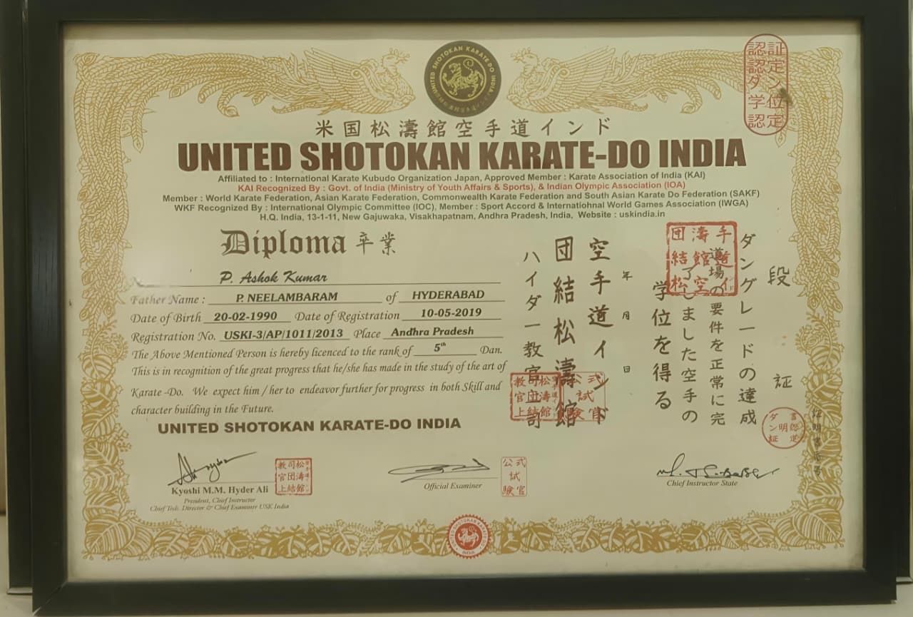 Blackbelt 5th Dan