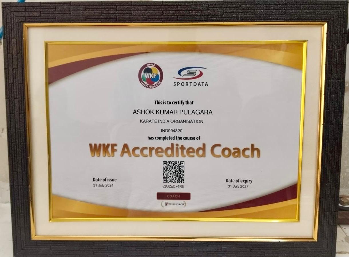 WKF Certified Coach